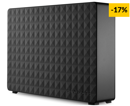 Disco Externo 3.5” SEAGATE 3TB Expansion 3.0 17% Desconto