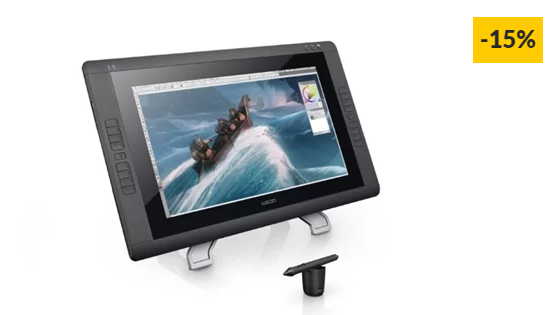 Mesa Digitalizadora WACOM Cintiq (USB – Windows e Mac OS – 479 x 271 mm)